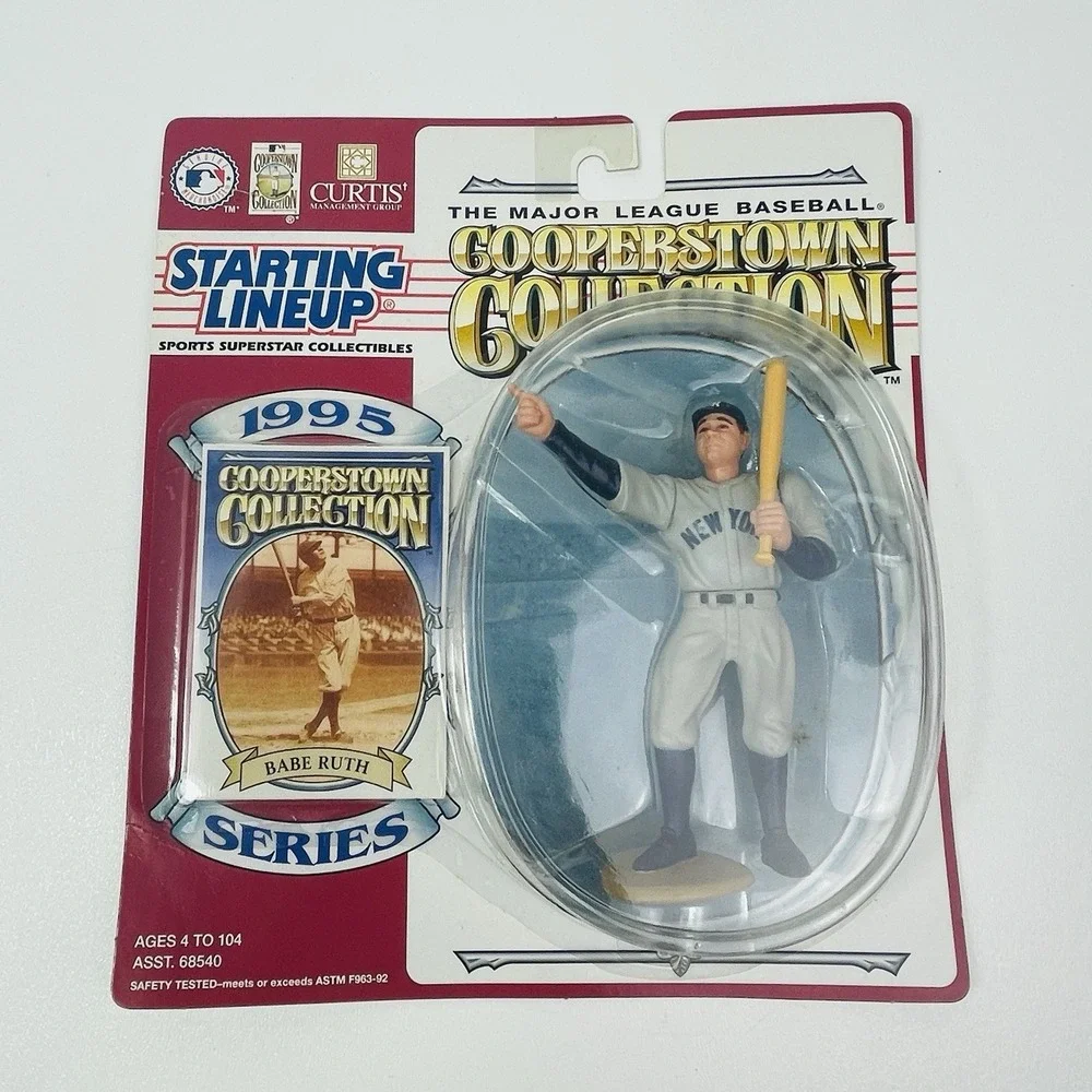 1995 BABE RUTH Kenner Starting Lineup Cooperstown Collection NY Yankees